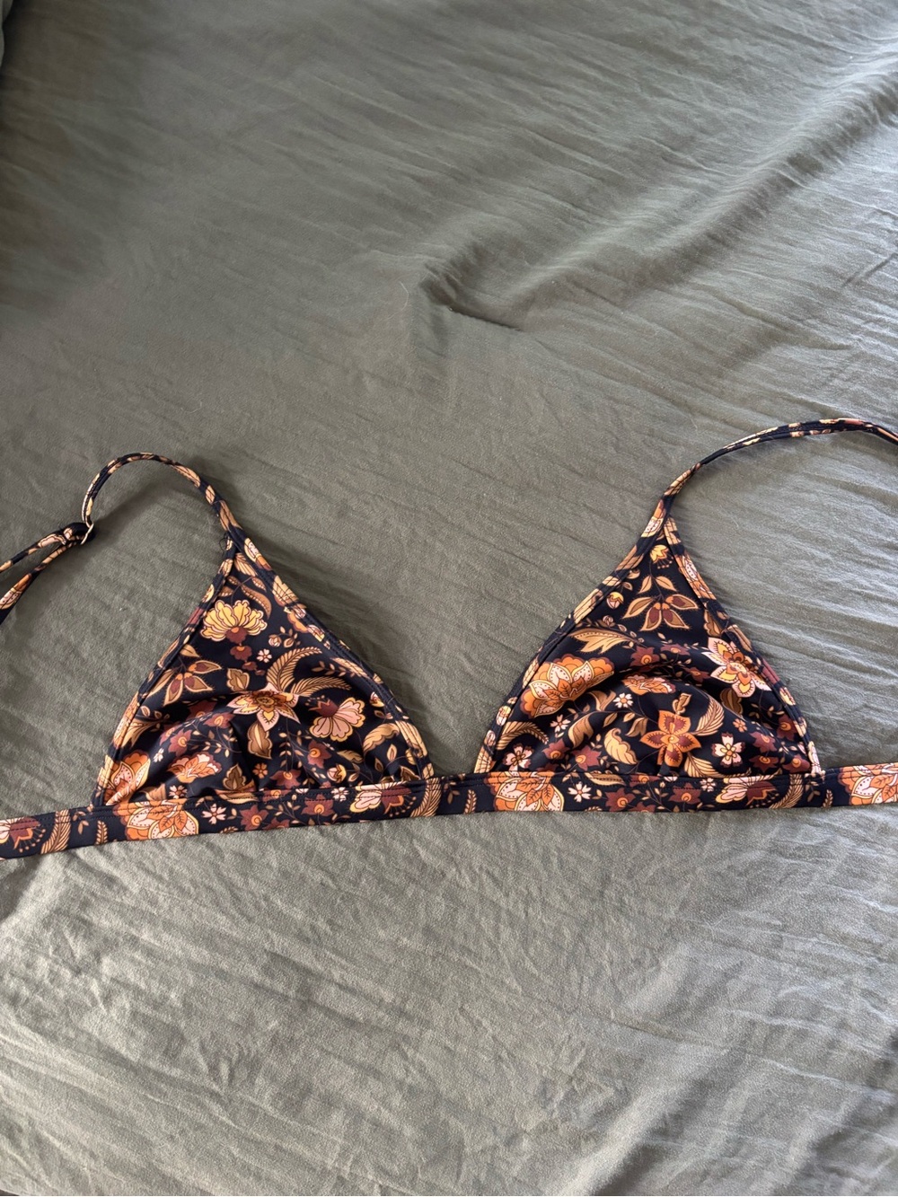 Kavala Floral Triangle Bikini Top